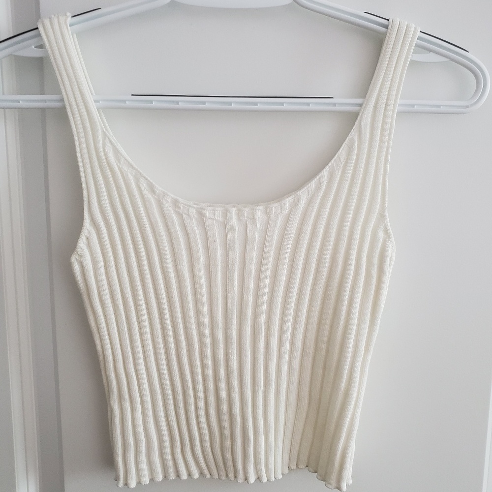 Ribbed Knit Crop Top